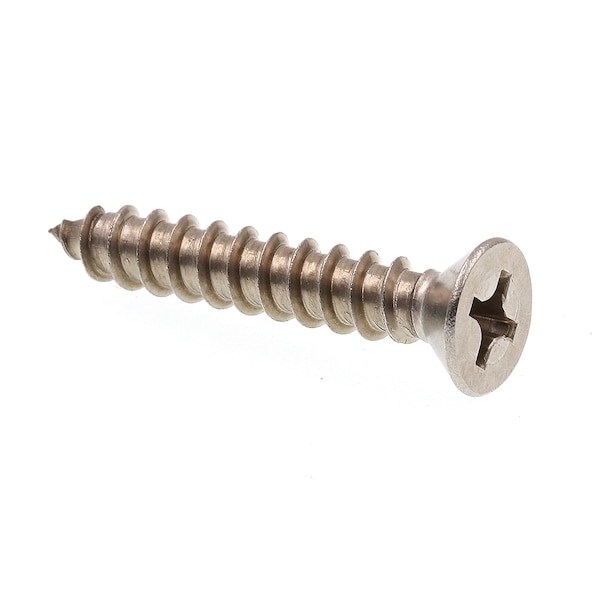 Prime-Line Sheet Metal Screw, Self-Tap, Flat, Phil Dr No. 14 X 1-1/2in 18-8 Stainless Steel 100PK 9017821 - main